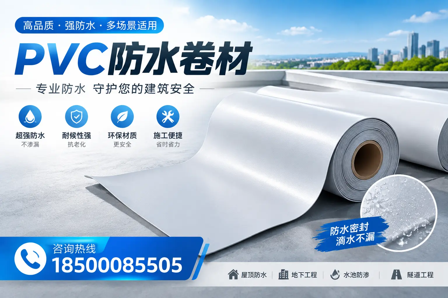 PVC防水卷材的市场竞争分析，伊春品牌选择参考