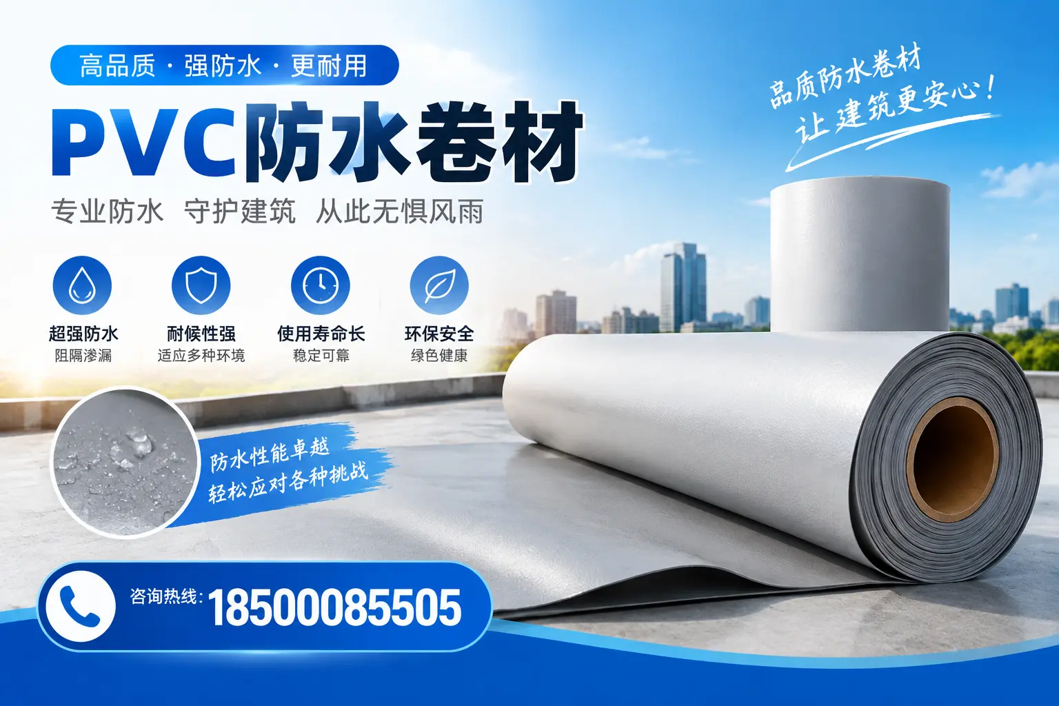如何选择高质量的PVC防水卷材？伊春消费者必看指南